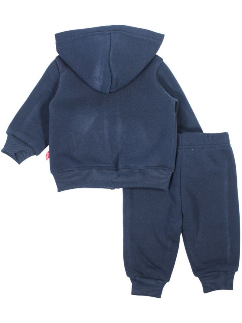 Lee Cooper - Conjunto fato de treino bebé menino sweat e calças estampado Azul-marinho - Kiabi