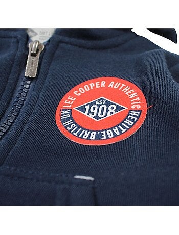 Lee Cooper - Conjunto fato de treino bebé menino sweat e calças estampado