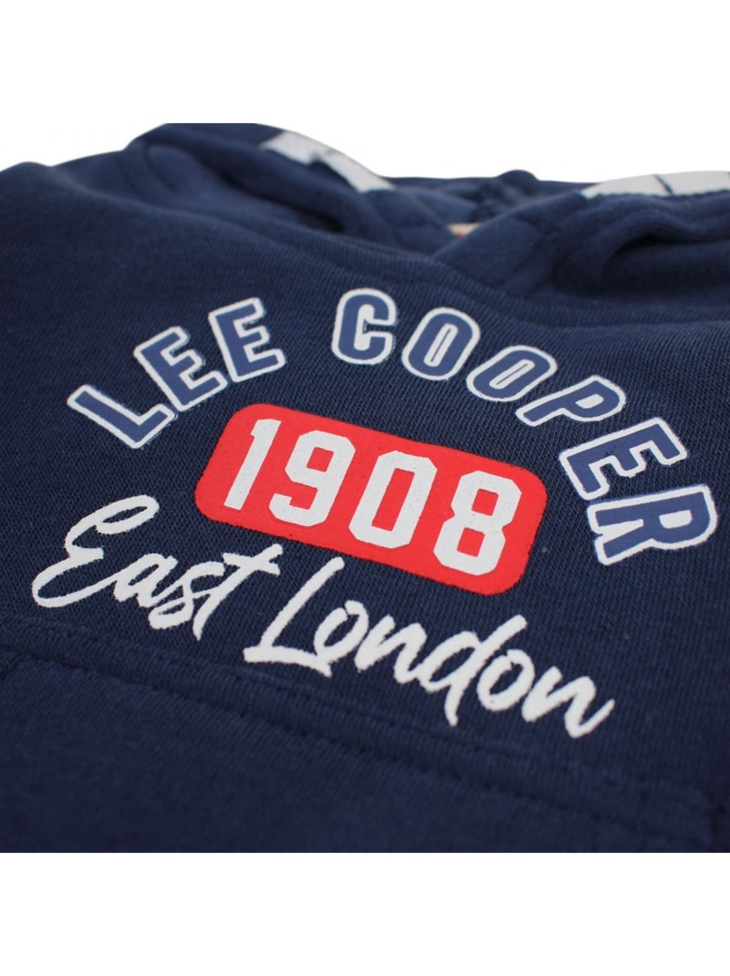 Lee Cooper - Conjunto fato de treino bebé menino sweat e calças estampado Azul-marinho - Kiabi