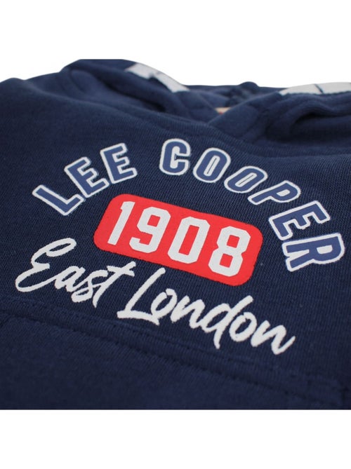 Lee Cooper - Conjunto fato de treino bebé menino sweat e calças estampado - Kiabi Lee Cooper - Conjunto fato de treino bebé menino sweat e calças estampado - Kiabi
