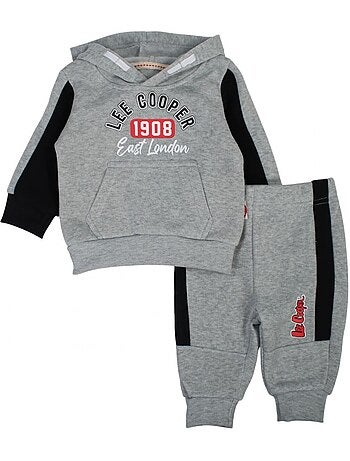 Lee Cooper - Conjunto fato de treino bebé menino sweat e calças estampado