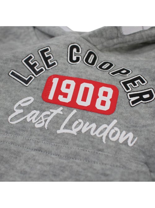 Lee Cooper - Conjunto fato de treino bebé menino sweat e calças estampado - Kiabi Lee Cooper - Conjunto fato de treino bebé menino sweat e calças estampado - Kiabi
