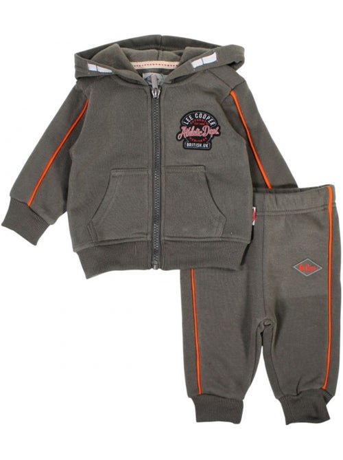 Lee Cooper - Conjunto fato de treino bebé menino sweat e calças estampado - Kiabi Lee Cooper - Conjunto fato de treino bebé menino sweat e calças estampado - Kiabi
