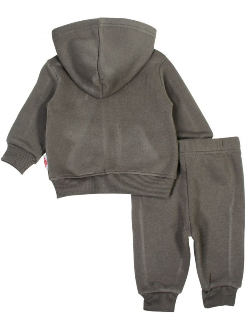 Lee Cooper - Conjunto fato de treino bebé menino sweat e calças estampado Cinza - Kiabi