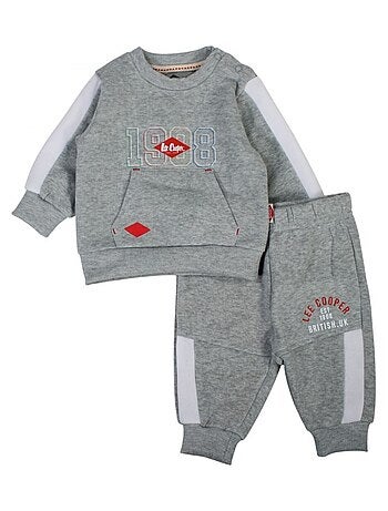 Lee Cooper - Conjunto fato de treino bebé menino sweat e calças estampado
