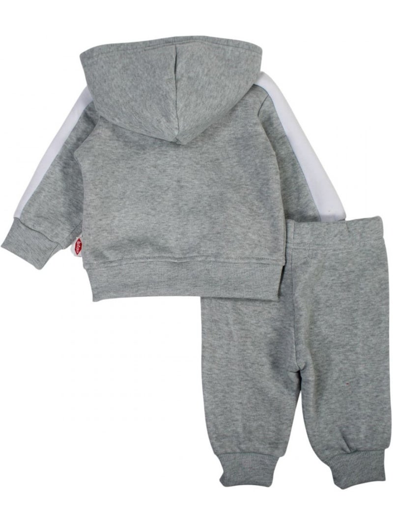 Lee Cooper - Conjunto fato de treino bebé menino sweat e calças estampado Cinza - Kiabi