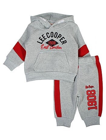 Lee Cooper - Conjunto fato de treino bebé menino sweat e calças estampado