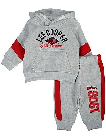 Lee Cooper - Conjunto fato de treino bebé menino sweat e calças estampado