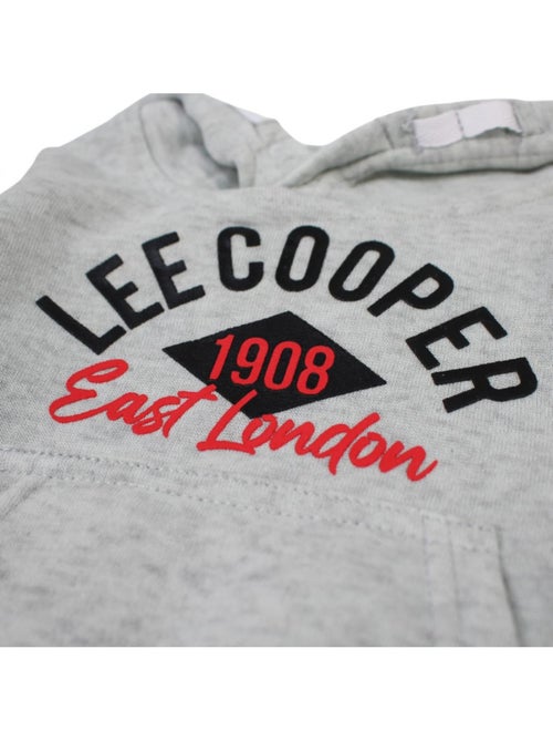 Lee Cooper - Conjunto fato de treino bebé menino sweat e calças estampado - Kiabi Lee Cooper - Conjunto fato de treino bebé menino sweat e calças estampado - Kiabi