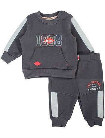 Lee Cooper - Conjunto fato de treino bebé menino sweat e calças estampado