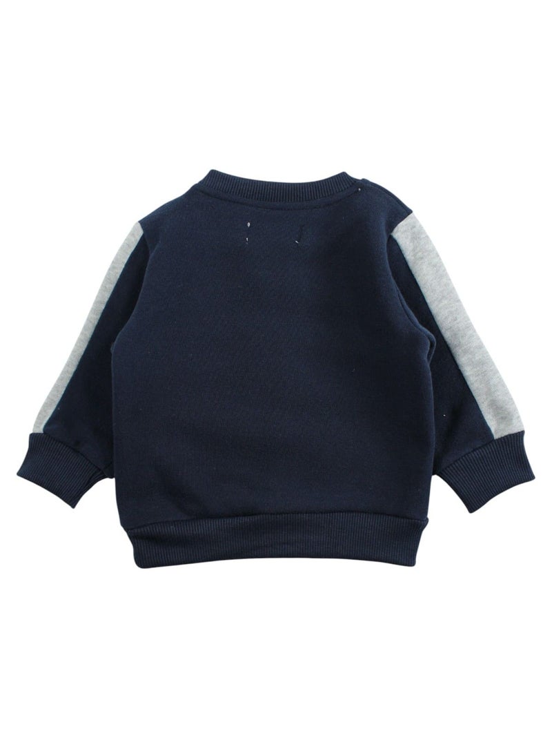 Lee Cooper - Conjunto fato de treino menino sweat com capuz e calças estampado Azul-marinho - Kiabi