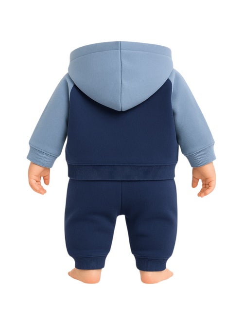 Lee Cooper - Conjunto fato de treino menino sweat com capuz e calças estampado - Kiabi Lee Cooper - Conjunto fato de treino menino sweat com capuz e calças estampado - Kiabi