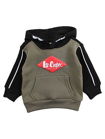 Lee Cooper - Conjunto fato de treino menino sweat com capuz e calças estampado