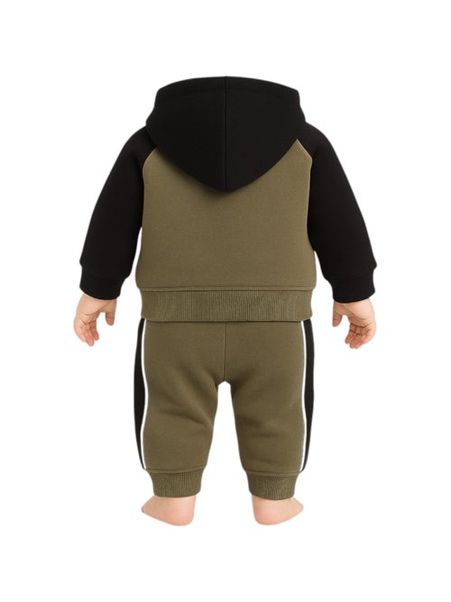 Lee Cooper - Conjunto fato de treino menino sweat com capuz e calças estampado - Kiabi Lee Cooper - Conjunto fato de treino menino sweat com capuz e calças estampado - Kiabi
