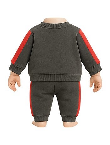 Lee Cooper - Conjunto fato de treino menino sweat com capuz e calças estampado