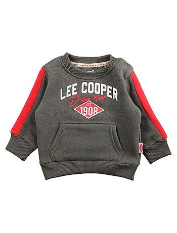 Lee Cooper - Conjunto fato de treino menino sweat com capuz e calças estampado