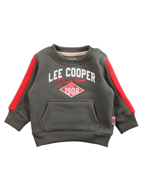 Lee Cooper - Conjunto fato de treino menino sweat com capuz e calças estampado - Kiabi