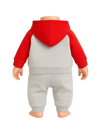 Lee Cooper - Conjunto fato de treino menino sweat com capuz e calças estampado