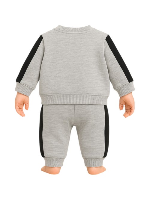 Lee Cooper - Conjunto fato de treino menino sweat com capuz e calças estampado - Kiabi Lee Cooper - Conjunto fato de treino menino sweat com capuz e calças estampado - Kiabi