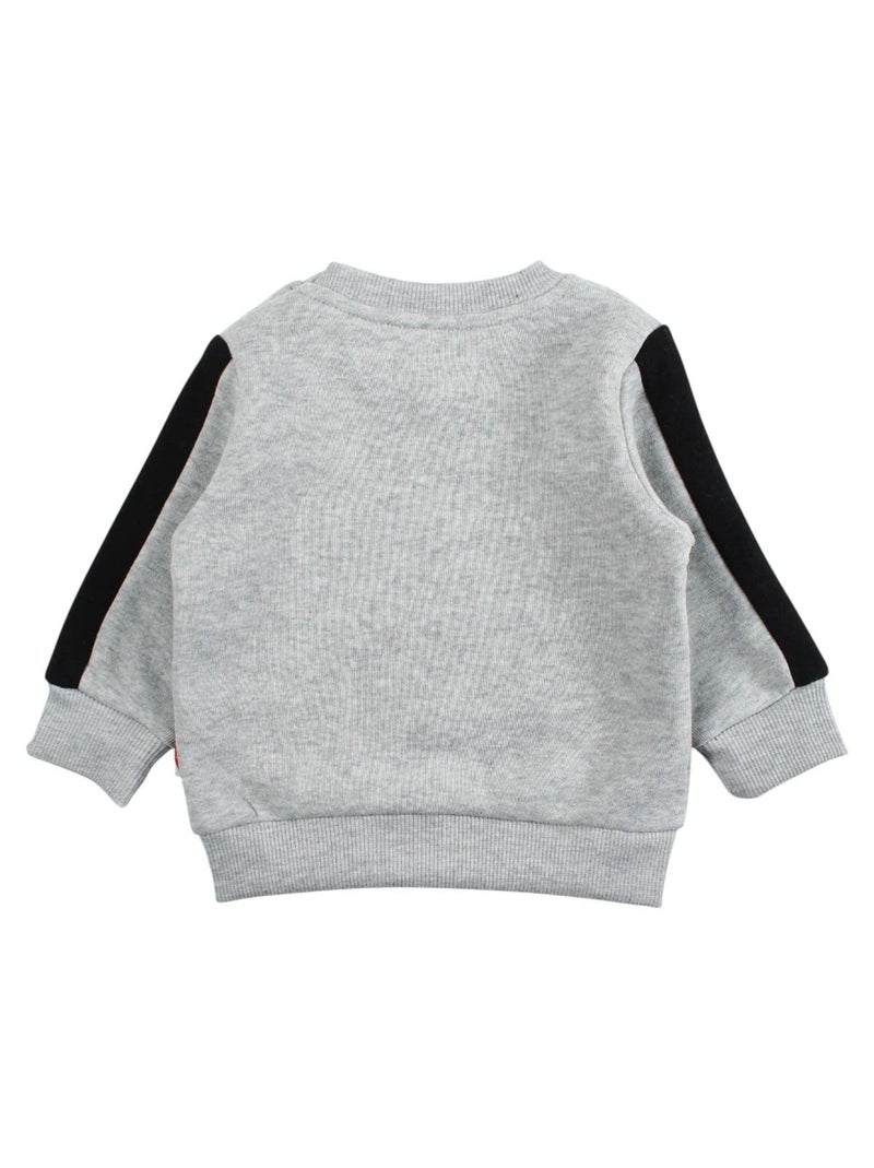 Lee Cooper - Conjunto fato de treino menino sweat com capuz e calças estampado Cinza - Kiabi