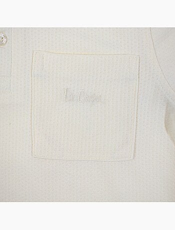 Lee Cooper - Conjunto infantil LEE COOPER composto por polo de manga curta e bermuda combinando