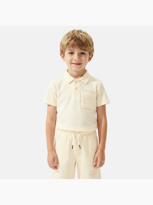 Lee Cooper - Conjunto infantil LEE COOPER composto por polo de manga curta e bermuda combinando - Kiabi Lee Cooper - Conjunto infantil LEE COOPER composto por polo de manga curta e bermuda combinando - Kiabi