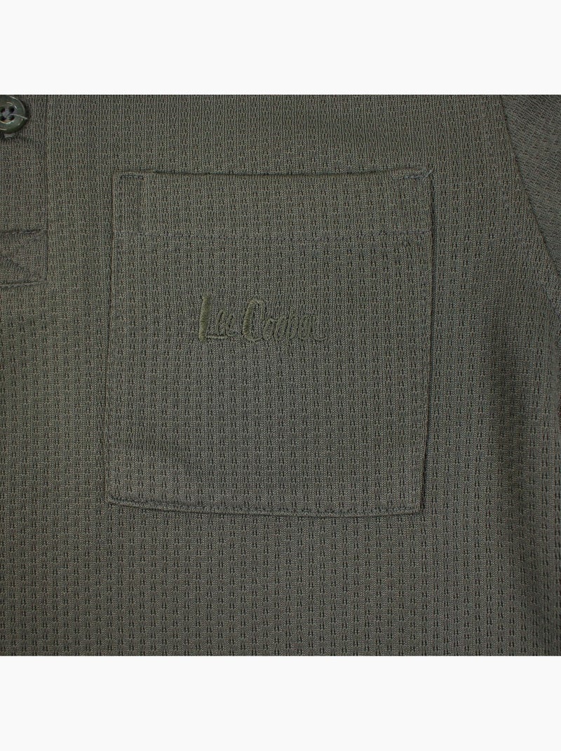 Lee Cooper - Conjunto infantil LEE COOPER composto por polo de manga curta e bermuda combinando Cáqui - Kiabi