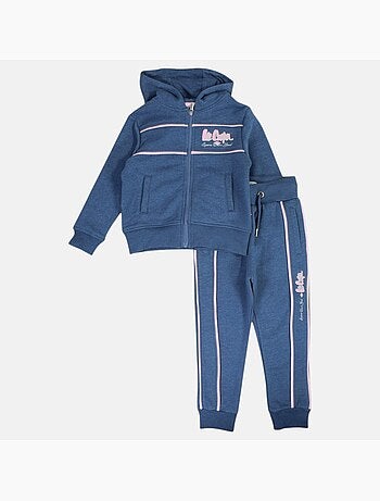 Lee Cooper - Conjunto menina casaco com capuz e calças de jogging
