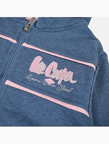 Lee Cooper - Conjunto menina casaco com capuz e calças de jogging