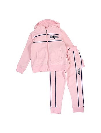 Lee Cooper - Conjunto menina casaco com capuz e calças de jogging