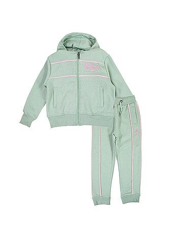 Lee Cooper - Conjunto menina casaco com capuz e calças de jogging