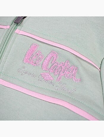 Lee Cooper - Conjunto menina casaco com capuz e calças de jogging