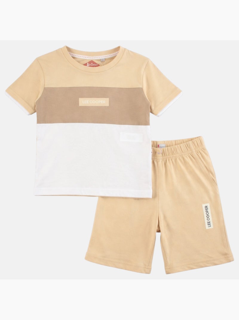 Lee Cooper - Conjunto  menino Bege - Kiabi
