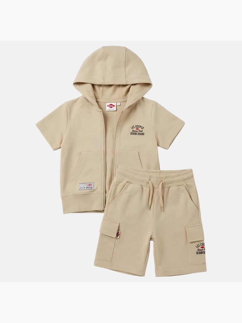 Lee Cooper - Conjunto  menino Bege - Kiabi