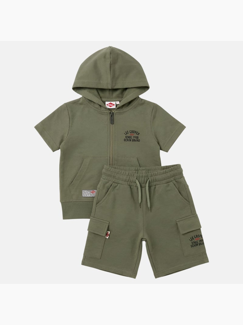Lee Cooper - Conjunto  menino Cáqui - Kiabi