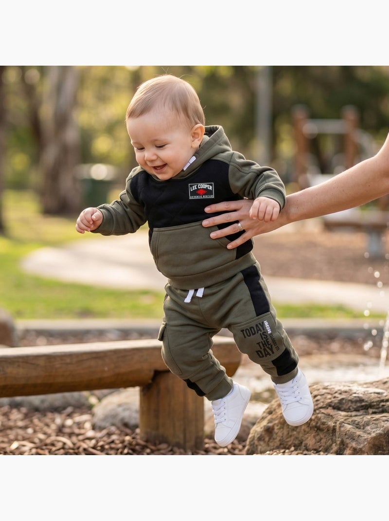 Lee Cooper - Conjunto para bebé menino Cáqui - Kiabi