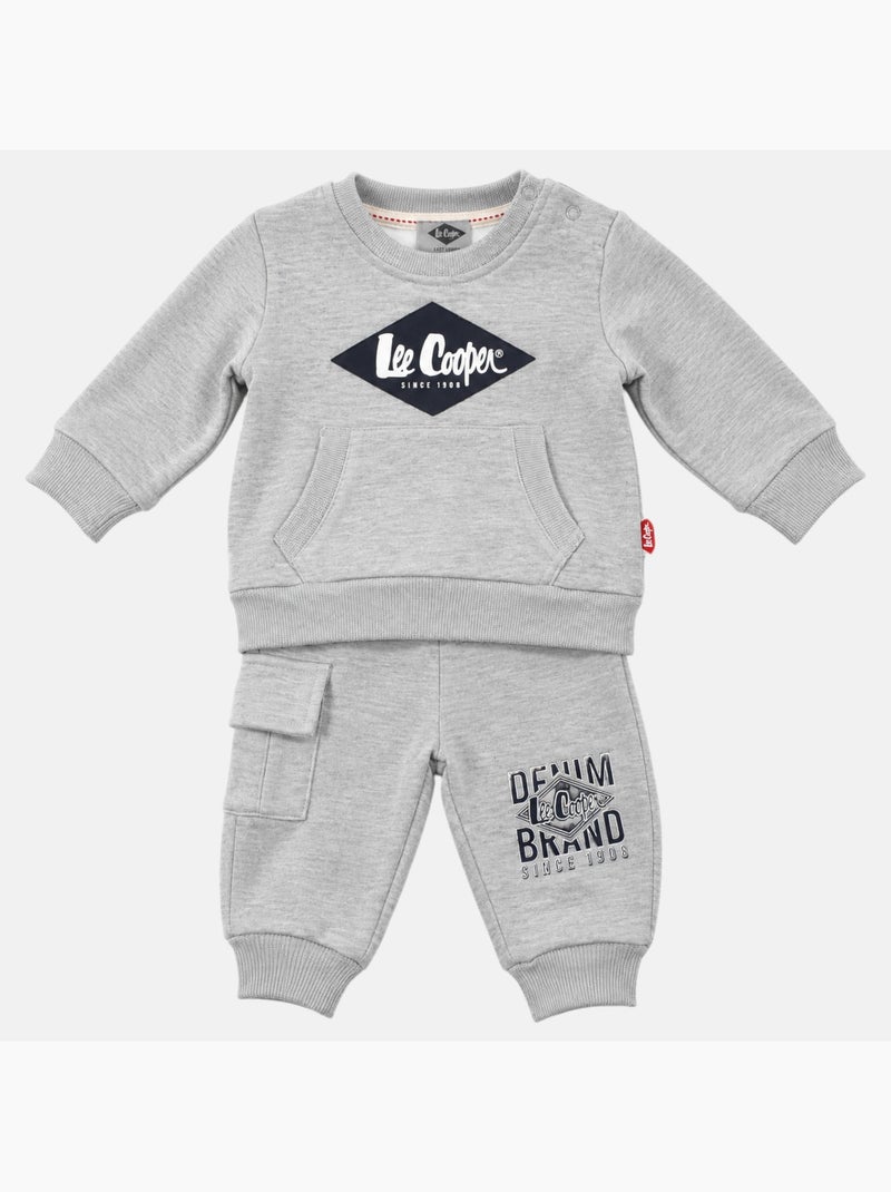 Lee Cooper - Conjunto para bebé menino Cinza - Kiabi