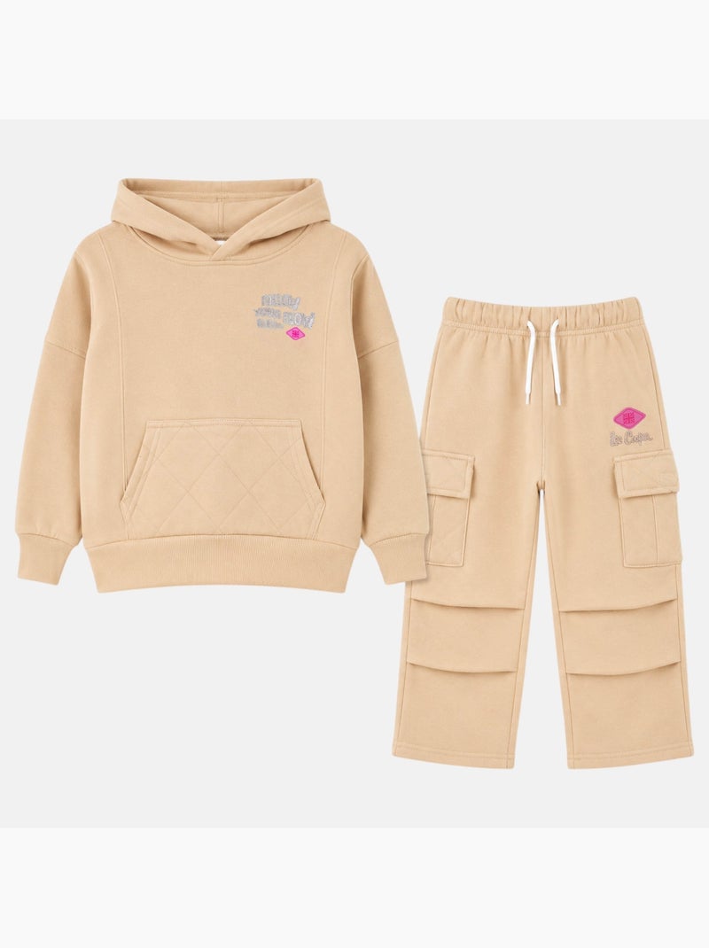 Lee cooper - conjunto para menina Bege - Kiabi
