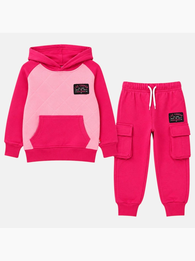Lee cooper - conjunto para menina Rosa-fúcsia - Kiabi