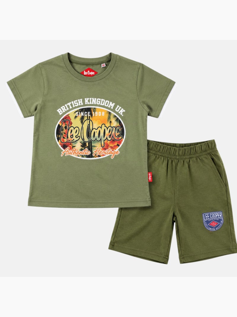 Lee Cooper - Conjunto para menino Cáqui - Kiabi