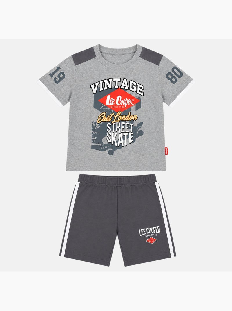 Lee Cooper - Conjunto para menino Cinza - Kiabi