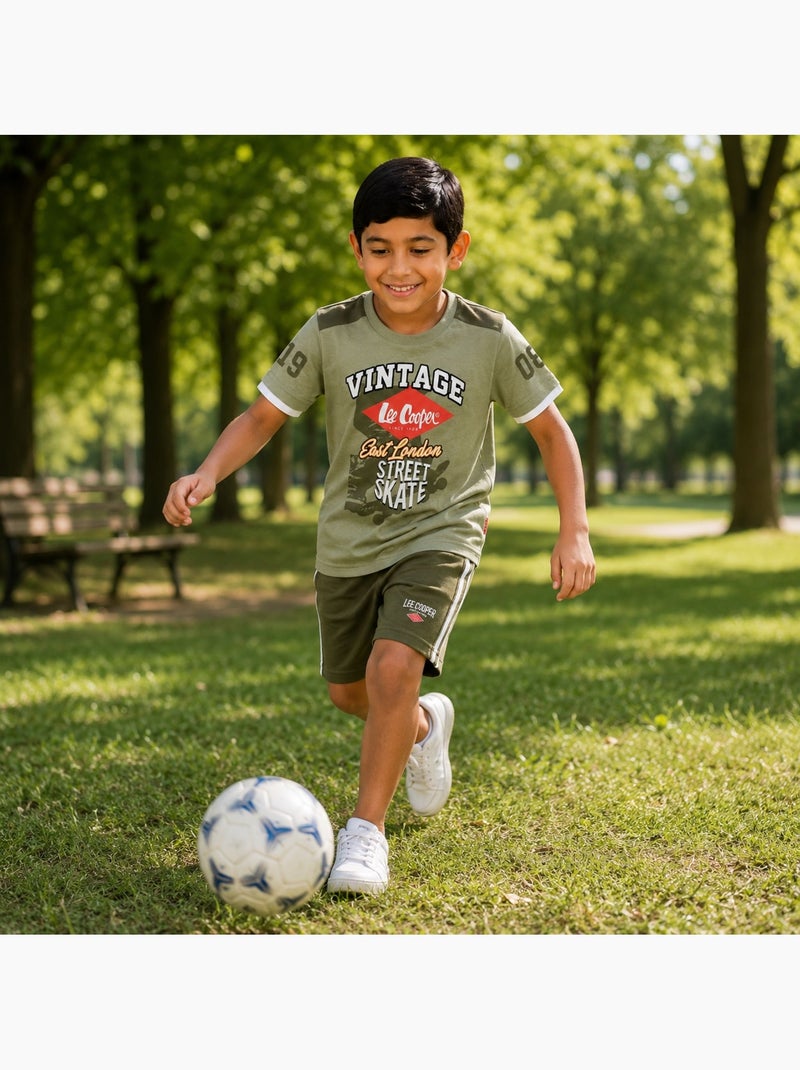 Lee Cooper - Conjunto para menino Verde - Kiabi