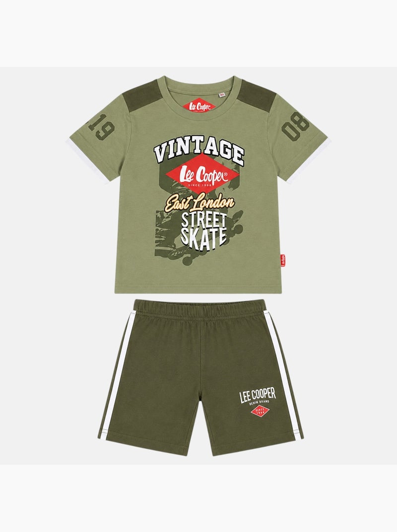 Lee Cooper - Conjunto para menino Verde - Kiabi