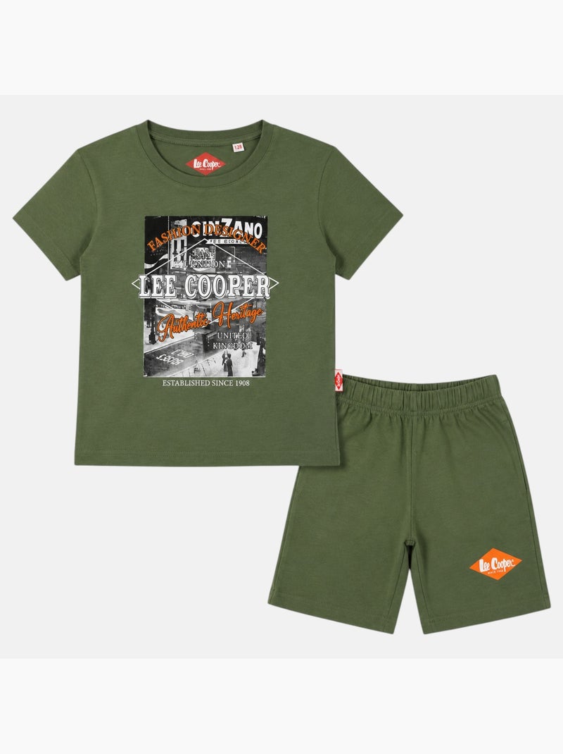 Lee Cooper - Conjunto para menino Verde - Kiabi