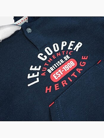 Lee Cooper - Conjunto sweat com capuz e calças jogging bebé