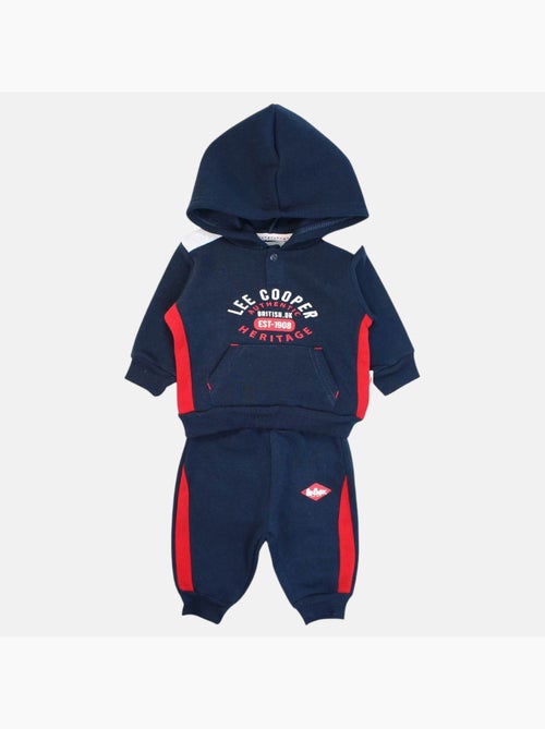 Lee Cooper - Conjunto sweat com capuz e calças jogging bebé - Kiabi Lee Cooper - Conjunto sweat com capuz e calças jogging bebé - Kiabi