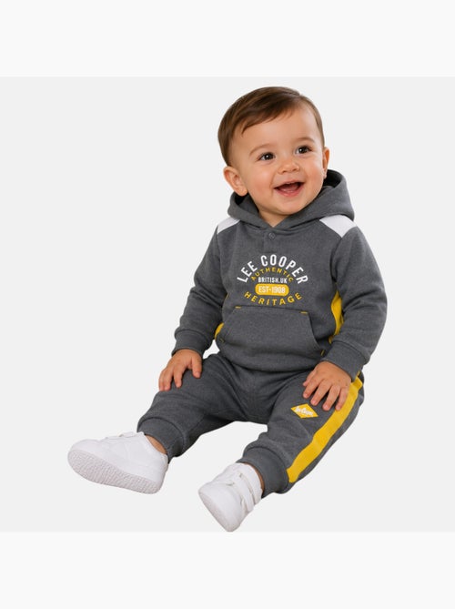 Lee Cooper - Conjunto sweat com capuz e calças jogging bebé - Kiabi Lee Cooper - Conjunto sweat com capuz e calças jogging bebé - Kiabi