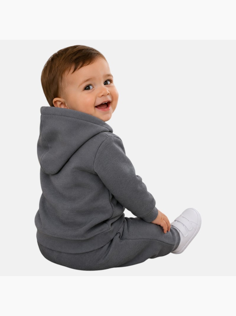 Lee Cooper - Conjunto sweat com capuz e calças jogging bebé Cáqui - Kiabi