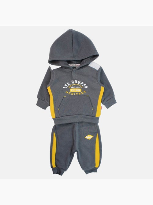Lee Cooper - Conjunto sweat com capuz e calças jogging bebé - Kiabi Lee Cooper - Conjunto sweat com capuz e calças jogging bebé - Kiabi