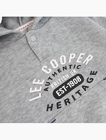 Lee cooper - conjunto sweat com capuz e calças jogging bebé